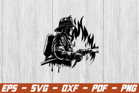 Fire Fighter SVG Graphic Package for Crafts and Merch