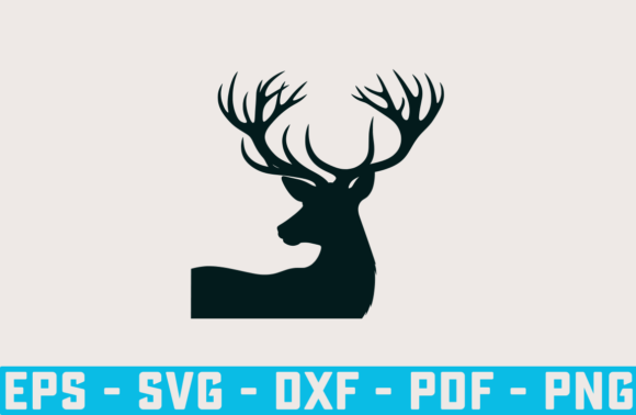 Funny Big Buck Deer Hunting American SVG for Crafts and Graphics