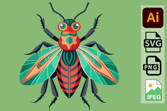 Graphics Freebies: Insect Illustration for Digital Sellers