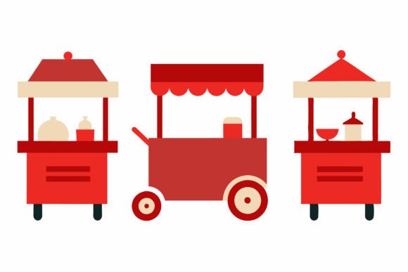 Street Food Cart Vector Illustration: A Designer's Real-World Take