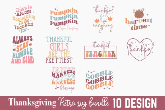 Thanksgiving Retro SVG Bundle Review for Real Embroidery Projects