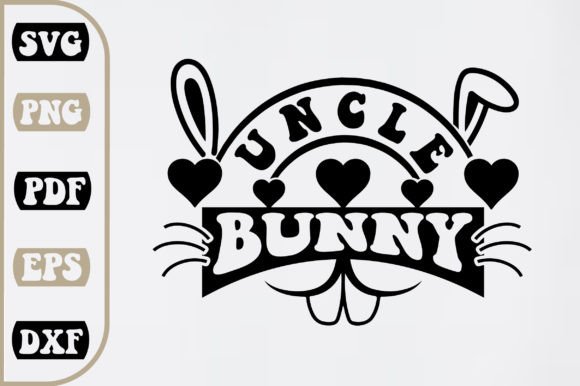 Uncle Bunny SVG Design: A Versatile Graphic for Crafts and Branding