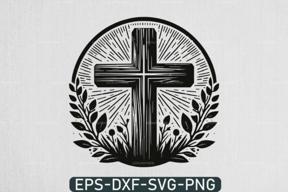 Wooden Cross SVG: A Strong Graphic Design Asset for Crafts and Branding